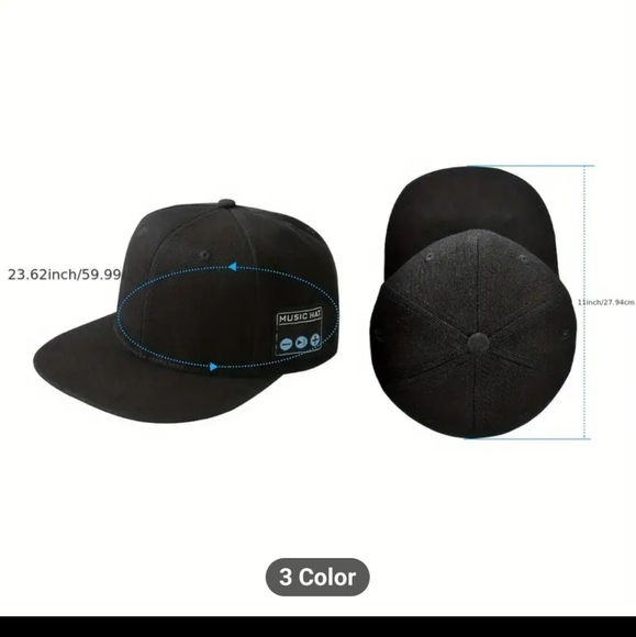 Navy blue Wireless smart speaker headphones baseball cap NIP (Real Loud) - Picture 8 of 8